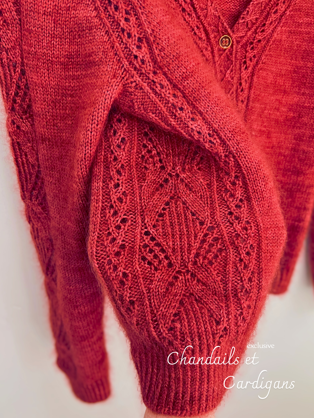 ATHEN CRADIGAN PDF Knitting Pattern - 2 ways of knitting (seamless and with seams)