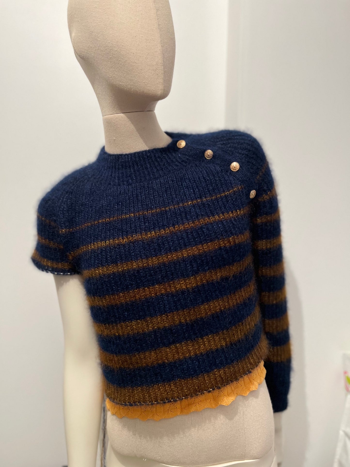 PARIS SWEATER PDF Knitting Pattern - Flat Knit Sweater with Seam