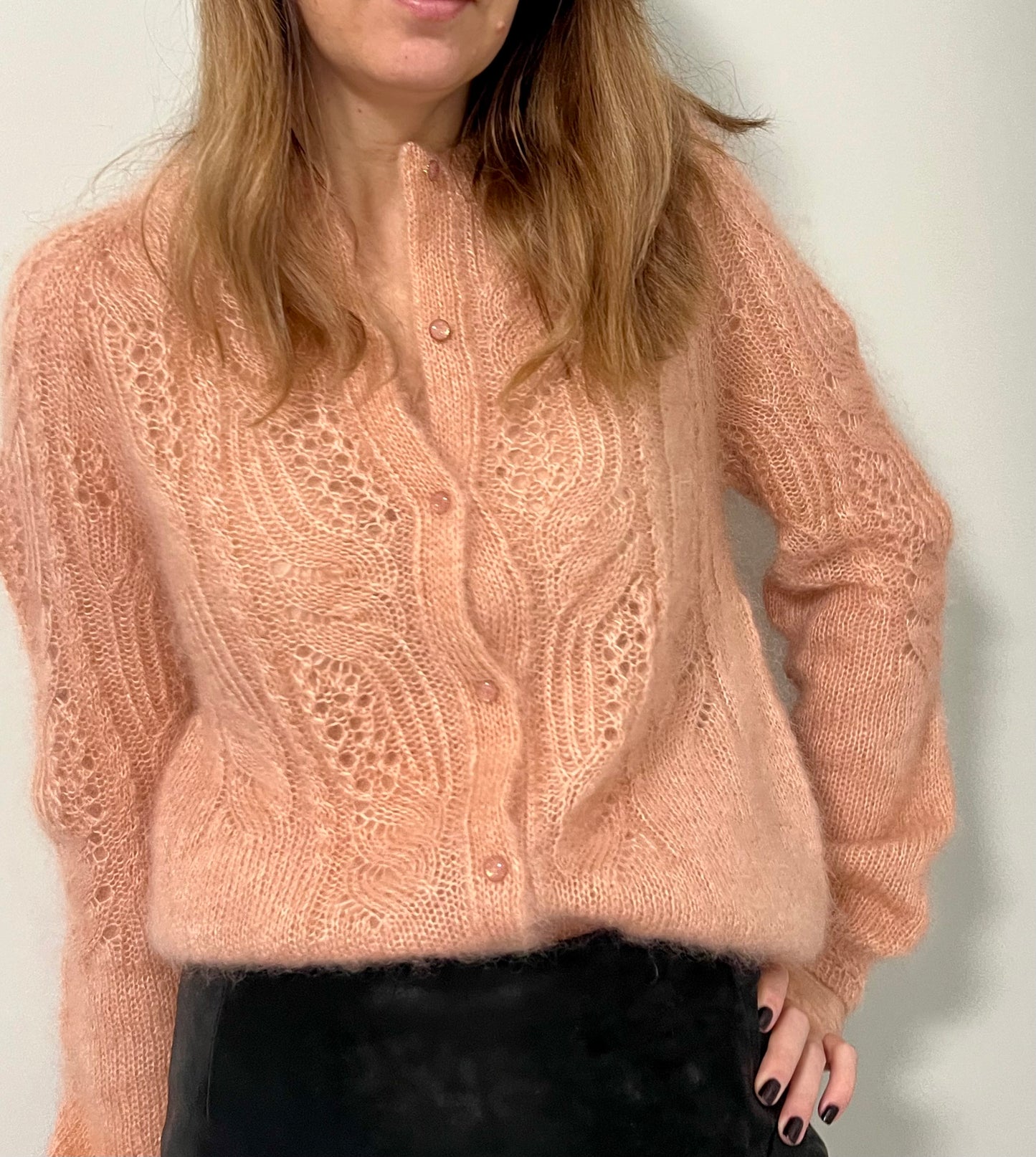 PARADISE CARDIGAN PDF Knitting Pattern - 2 ways of knitting (seamless and with seams)