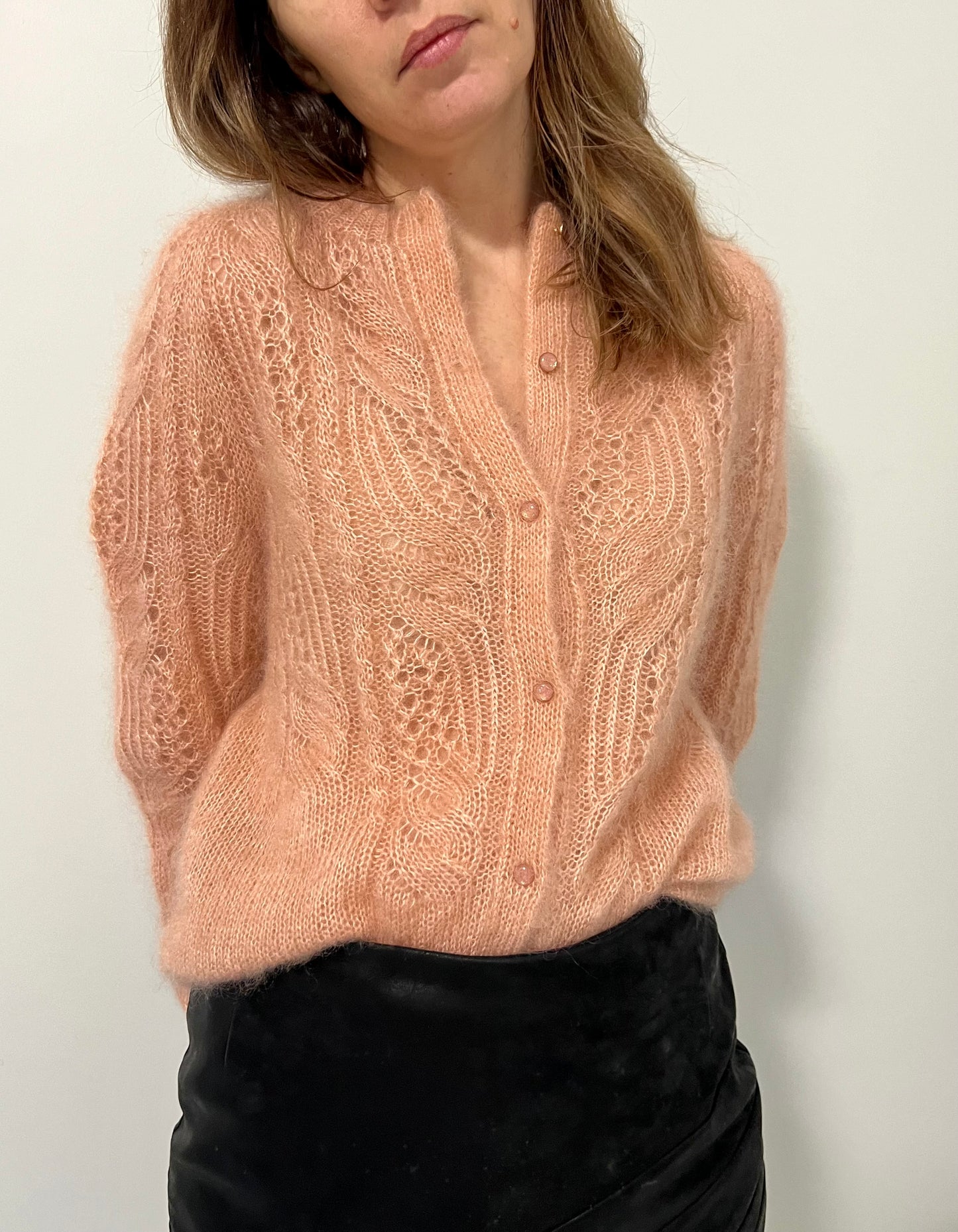 PARADISE CARDIGAN PDF Knitting Pattern - 2 ways of knitting (seamless and with seams)