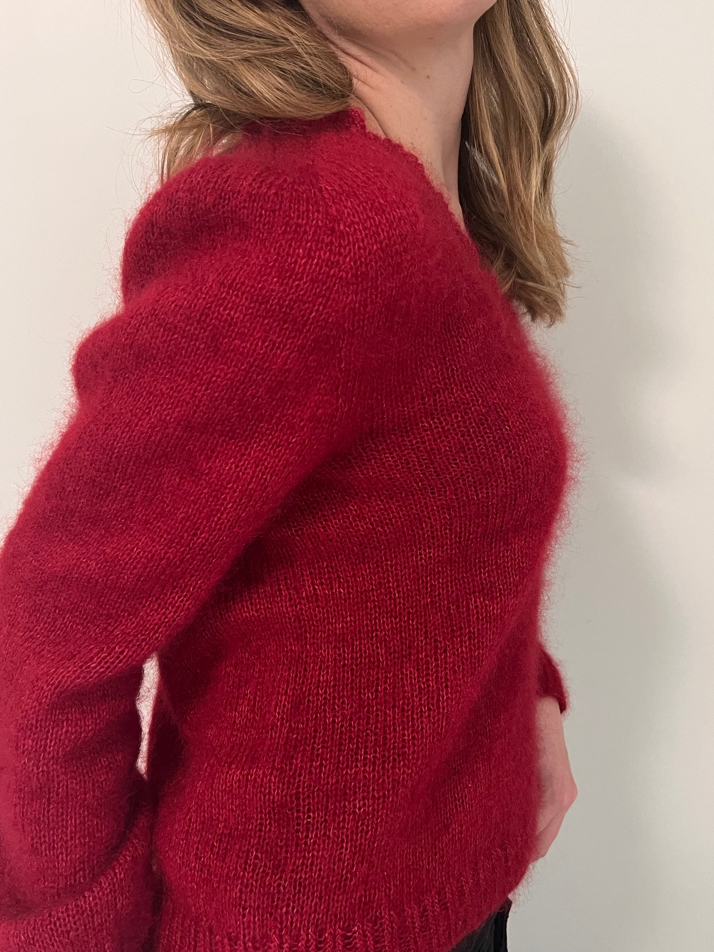 VENISE SWEATER knitting pattern PDF - 2 ways oj knitting available (seamless and with seams)
