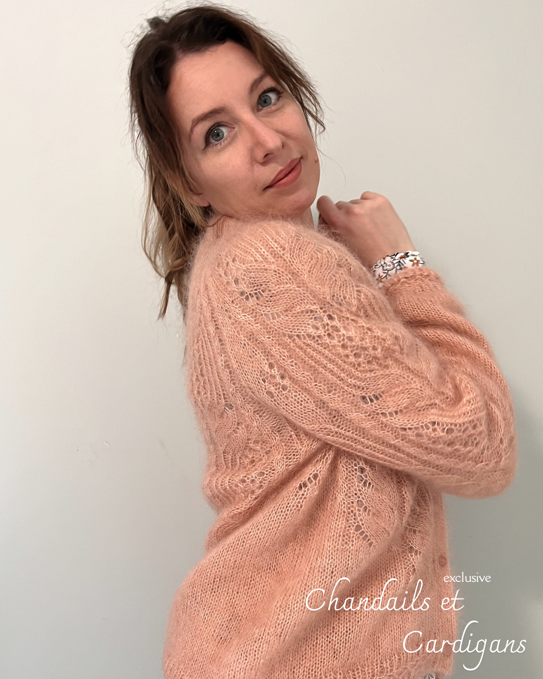 PARADISE CARDIGAN PDF Knitting Pattern - 2 ways of knitting (seamless and with seams)