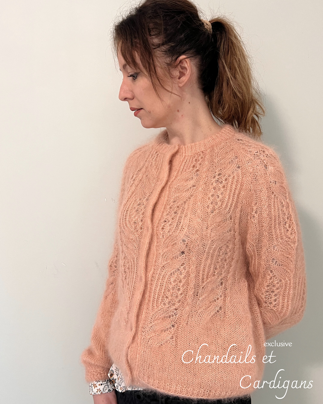 PARADISE CARDIGAN PDF Knitting Pattern - 2 ways of knitting (seamless and with seams)