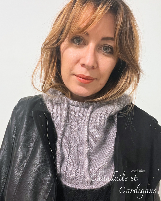 Patron de tricot STOCKHOLM HOOD PDF - Cagoule sans couture