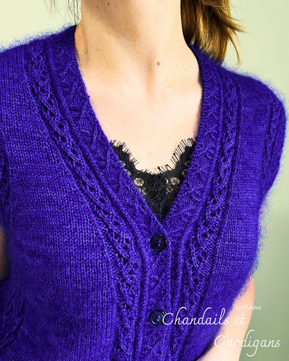 ATHEN CRADIGAN PDF Knitting Pattern - 2 ways of knitting (seamless and with seams)