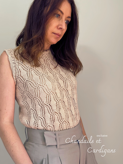Patron de tricot SHANTALA TOP PDF - (sans couture)
