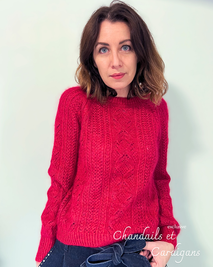 PARIS SWEATER PDF Knitting Pattern - Flat Knit Sweater with Seam