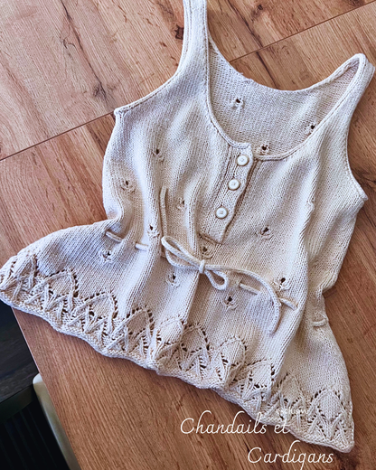 CAMELIA TOP PDF knitting pattern - seamless