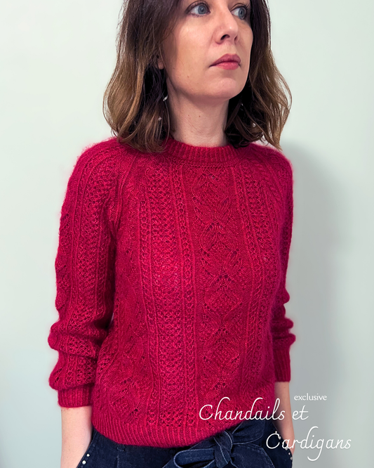 Patron de tricot PARIS SWEATER PDF - Pull en rond (sans couture)