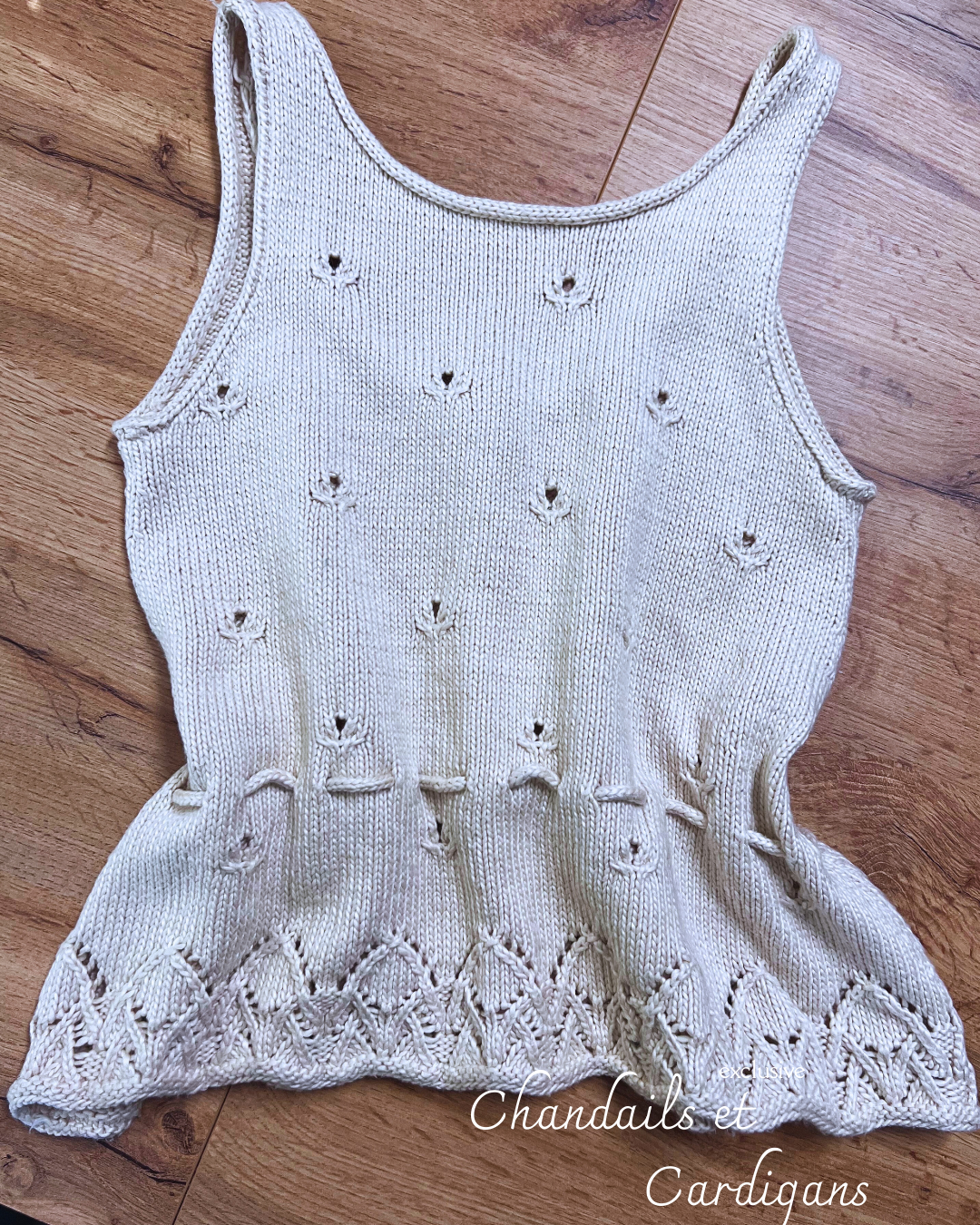 CAMELIA TOP PDF knitting pattern - seamless