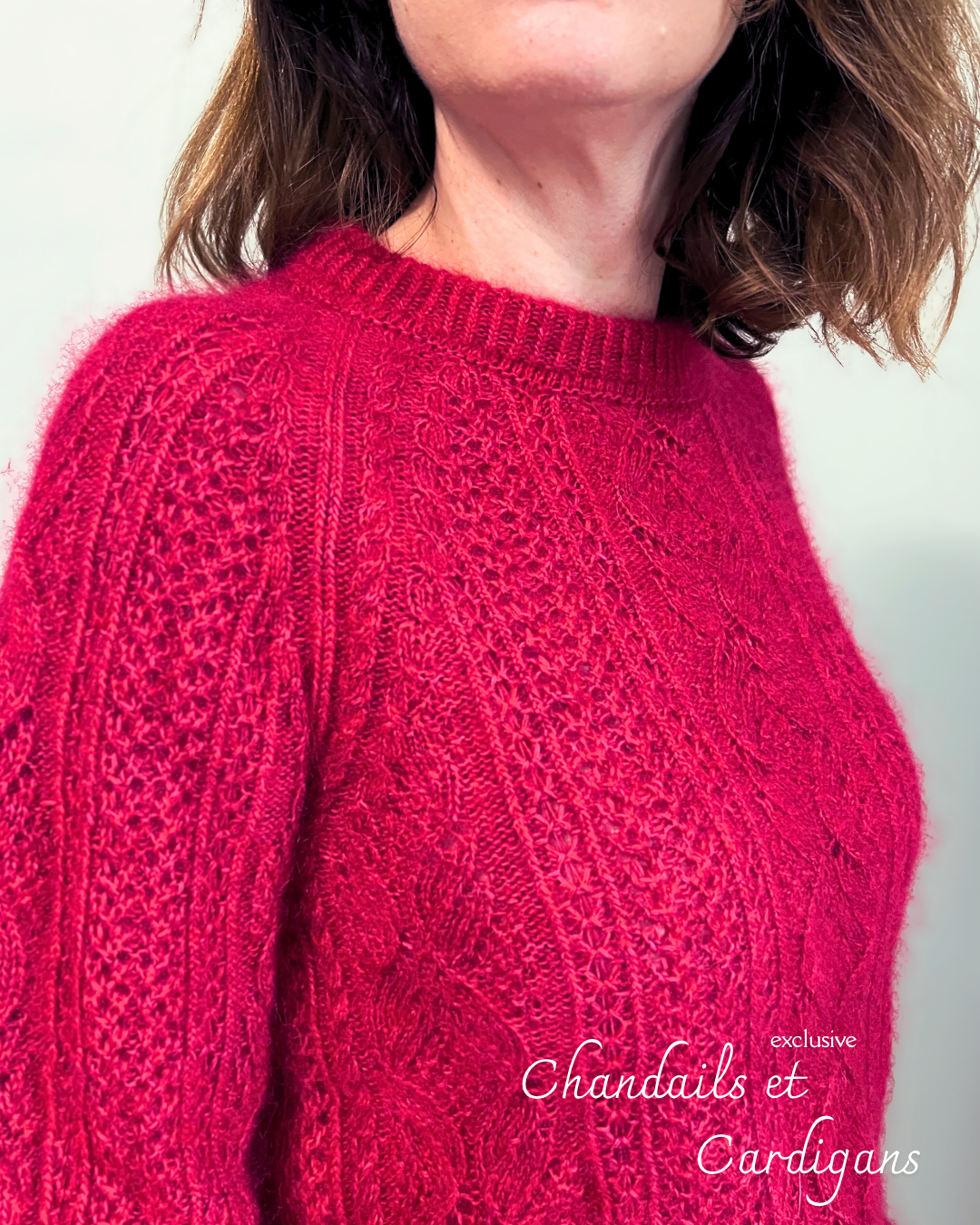 PARIS SWEATER PDF Knitting Pattern - Flat Knit Sweater with Seam
