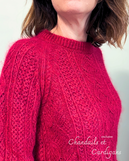 PARIS SWEATER PDF Knitting Pattern - Flat Knit Sweater with Seam