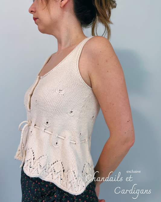 CAMELIA TOP PDF knitting pattern - seamless