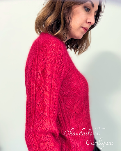 PARIS SWEATER PDF Knitting Pattern - Flat Knit Sweater with Seam