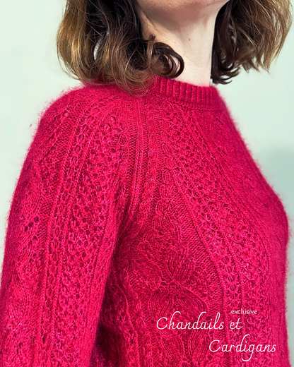 PARIS SWEATER PDF Knitting Pattern - Flat Knit Sweater with Seam