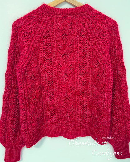 PARIS SWEATER PDF Knitting Pattern - Flat Knit Sweater with Seam