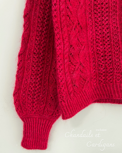 PARIS SWEATER PDF Knitting Pattern - Flat Knit Sweater with Seam