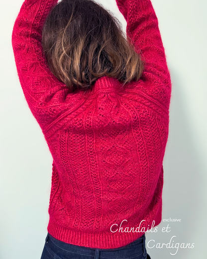 PARIS SWEATER PDF Knitting Pattern - Flat Knit Sweater with Seam