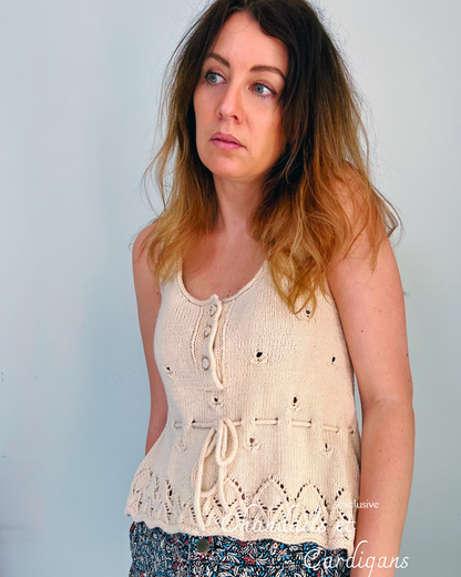 CAMELIA TOP PDF knitting pattern - seamless