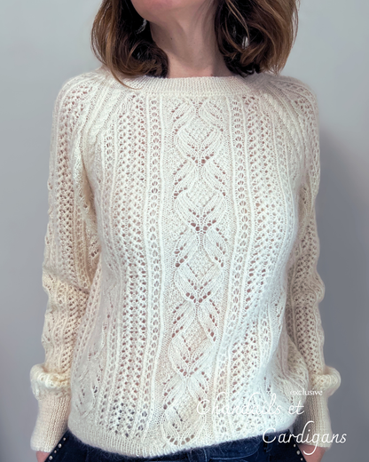 PARIS SWEATER PDF Knitting Pattern - Flat Knit Sweater with Seam