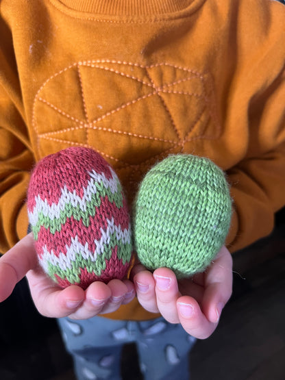 FREE EASTER EGGS Knitting Pattern PDF -(seamless)