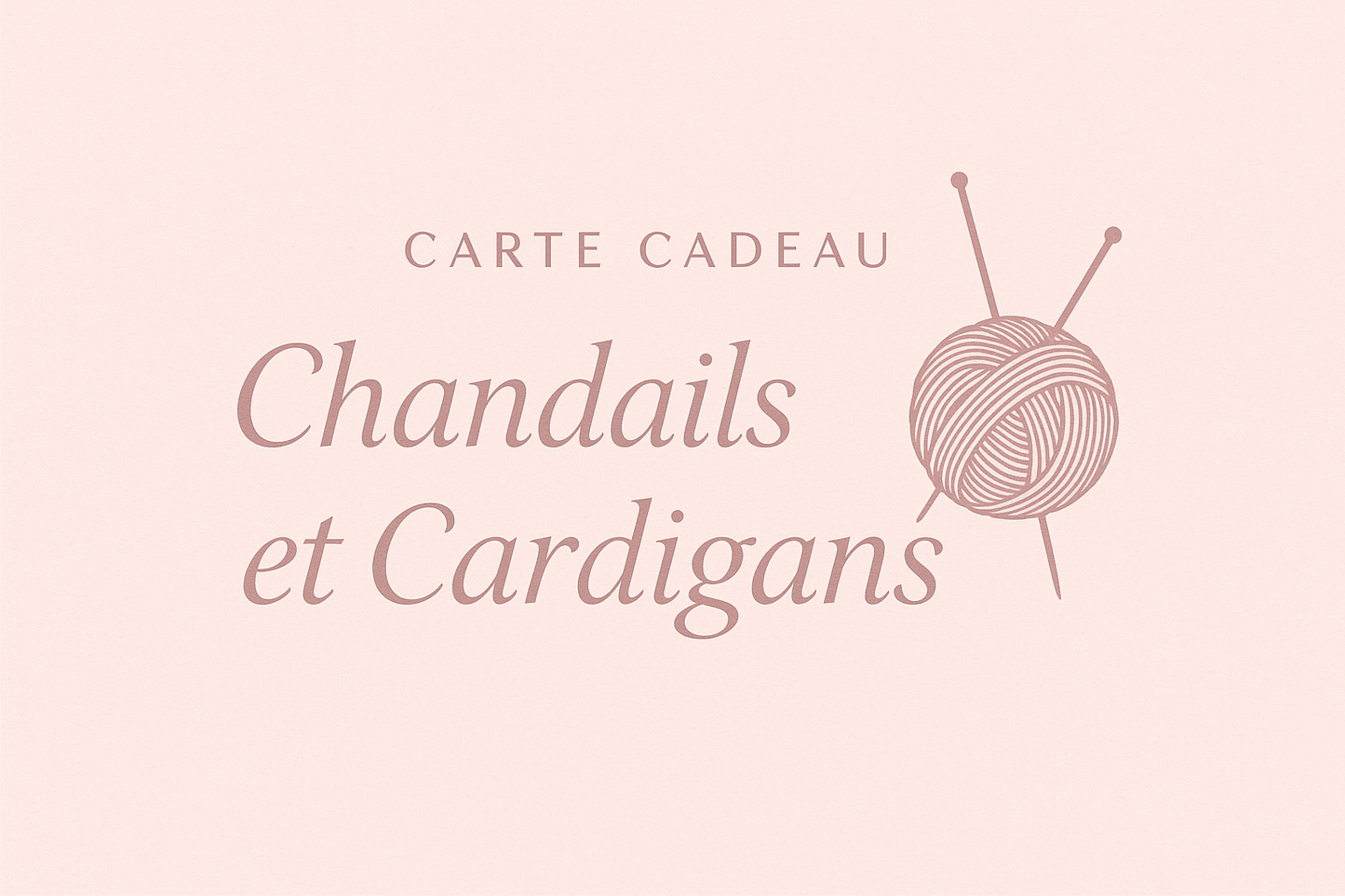 Chandails et Cardigans Gift Card