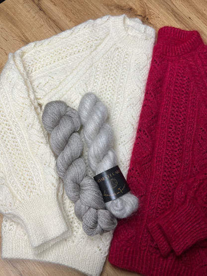 PARIS SWEATER PDF Knitting Pattern - Flat Knit Sweater with Seam