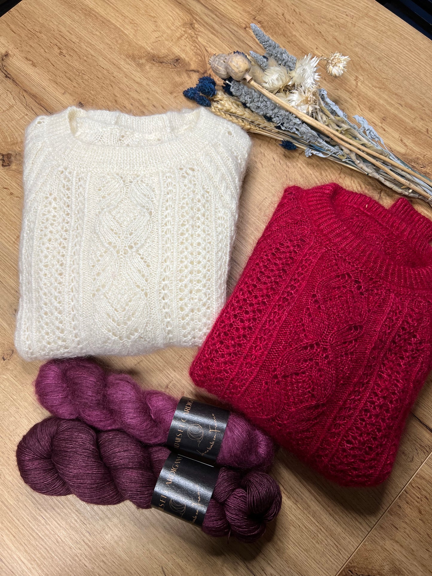 PARIS SWEATER PDF Knitting Pattern - Flat Knit Sweater with Seam