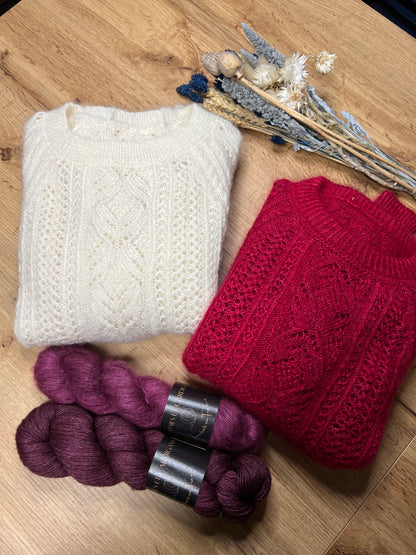 PARIS SWEATER PDF Knitting Pattern - Flat Knit Sweater with Seam