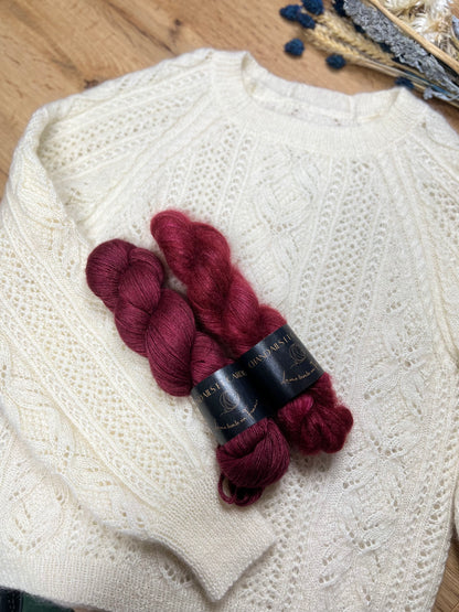 PARIS SWEATER PDF Knitting Pattern - Flat Knit Sweater with Seam