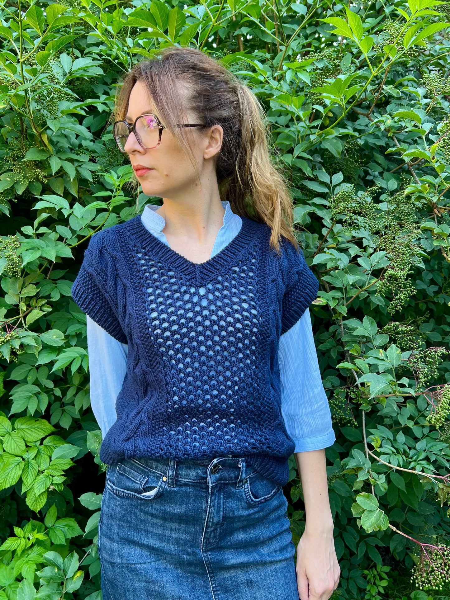 CALIFORNIA T-SHIRT PDF Knitting Pattern - 2 2 ways of knitting (seamless and with seams)