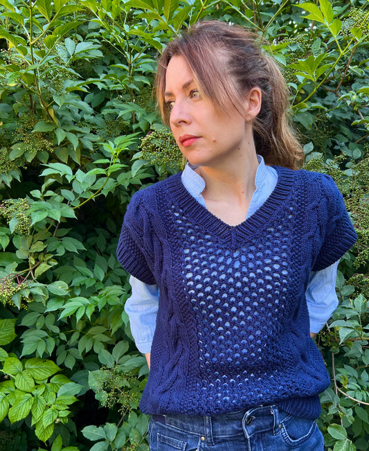 CALIFORNIA T-SHIRT PDF Knitting Pattern - 2 2 ways of knitting (seamless and with seams)