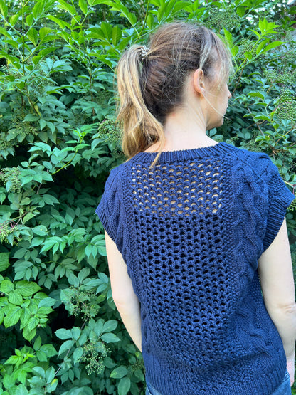 CALIFORNIA T-SHIRT PDF Knitting Pattern - 2 2 ways of knitting (seamless and with seams)