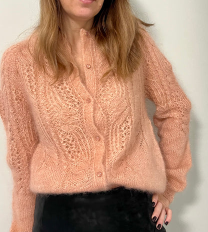 PARADISE CARDIGAN PDF Knitting Pattern - 2 ways of knitting (seamless and with seams)