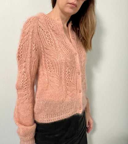 PARADISE CARDIGAN PDF Knitting Pattern - 2 ways of knitting (seamless and with seams)