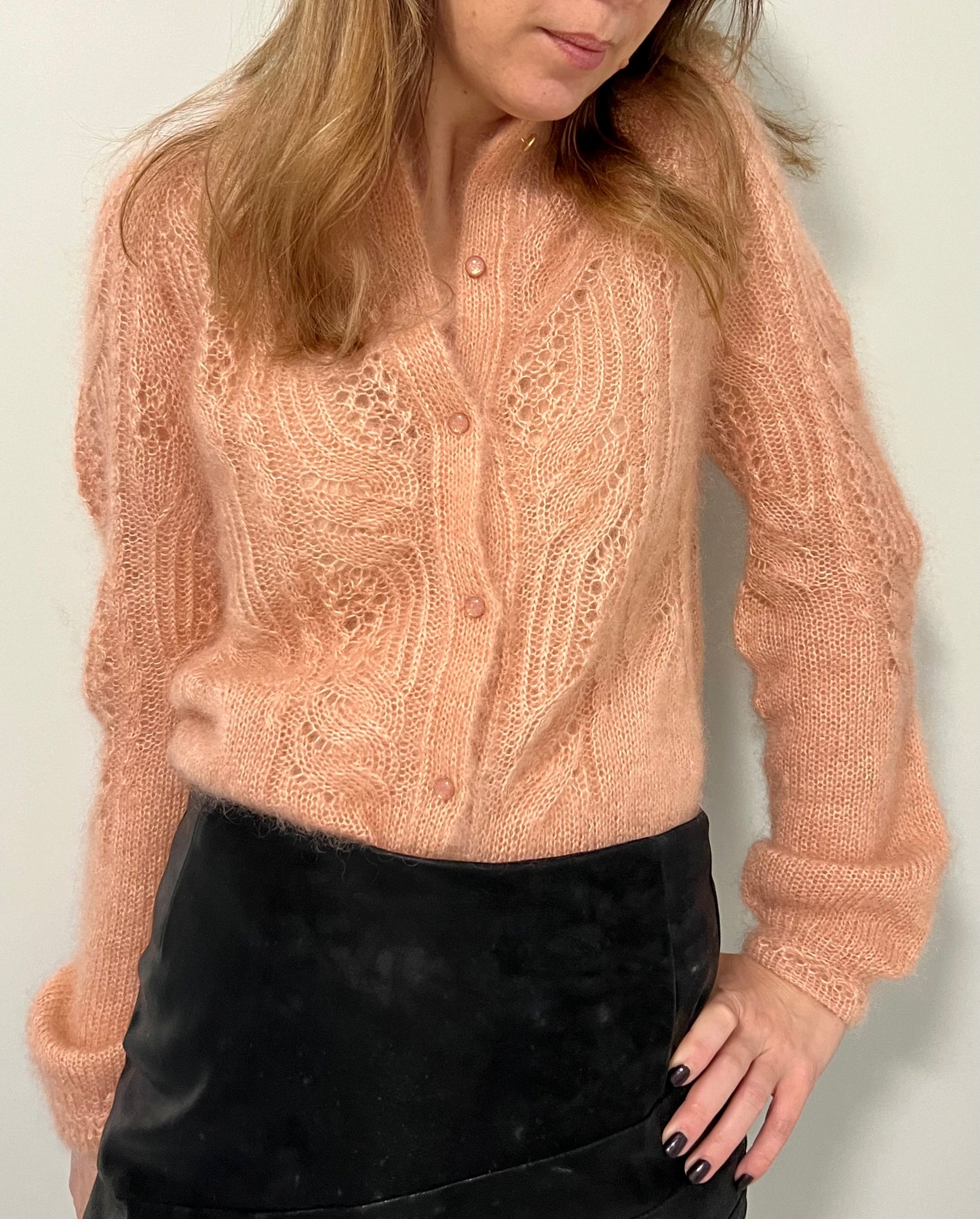 PARADISE CARDIGAN PDF Knitting Pattern - 2 ways of knitting (seamless and with seams)