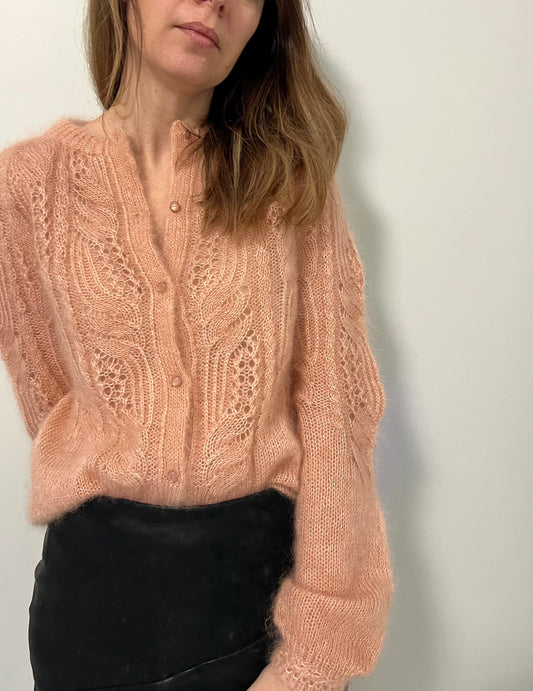 PARADISE CARDIGAN PDF Knitting Pattern - 2 ways of knitting (seamless and with seams)