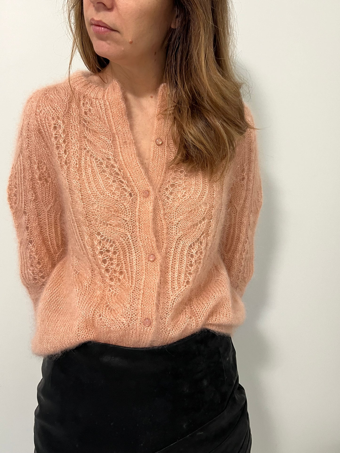 PARADISE CARDIGAN PDF Knitting Pattern - 2 ways of knitting (seamless and with seams)