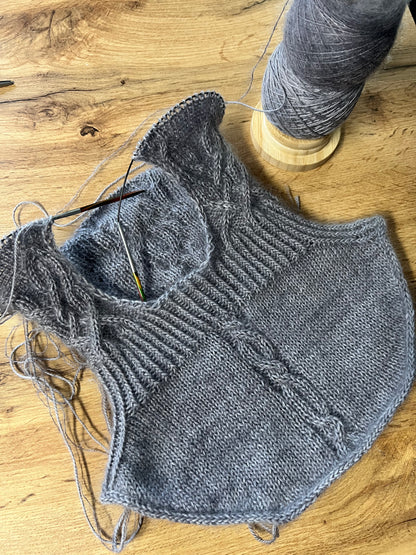 STOCKHOLM HOOD PDF Knitting Pattern - hood (seamless)