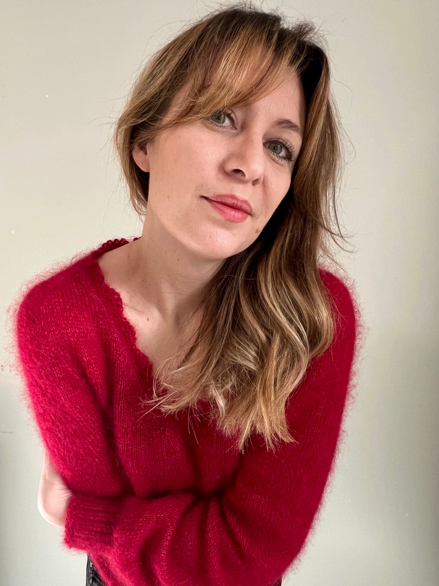 VENISE SWEATER knitting pattern PDF - 2 ways oj knitting available (seamless and with seams)
