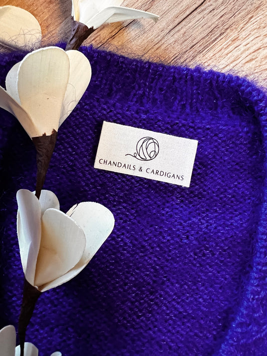 Organic cotton label "Chandails et Cardigans"