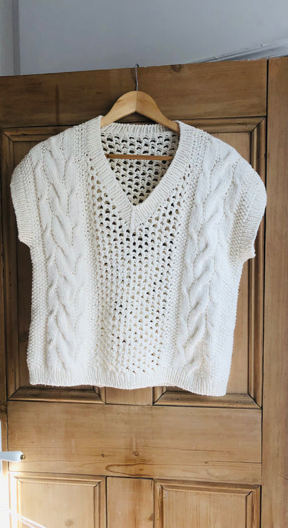 CALIFORNIA T-SHIRT PDF Knitting Pattern - 2 2 ways of knitting (seamless and with seams)