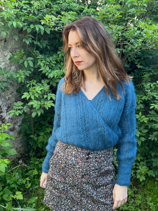 NEW-YORK SWEATER PDF Knitting Pattern - Classic-seam sweater