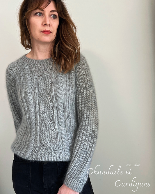 MIAMI SWEATER PDF Knitting Pattern - 2 ways of knitting (seamless and with seams)