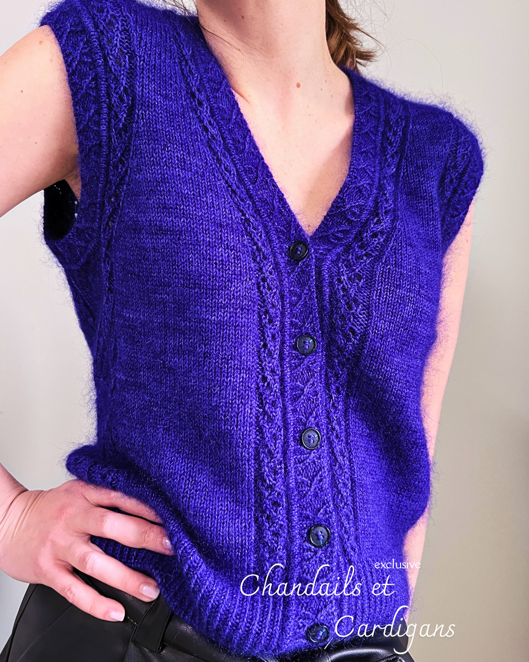 ATHEN CRADIGAN PDF Knitting Pattern - 2 ways of knitting (seamless and with seams)