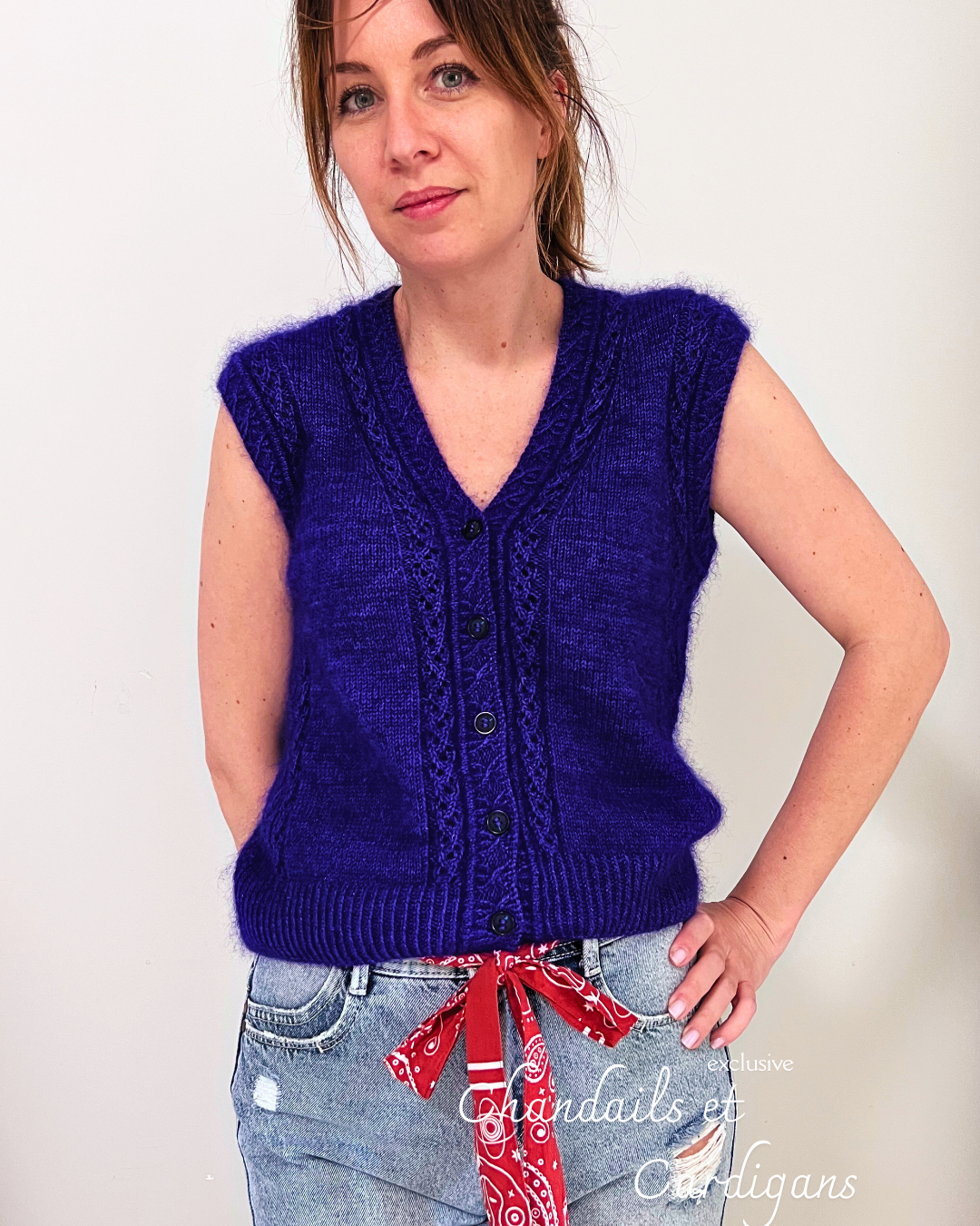 ATHEN CRADIGAN PDF Knitting Pattern - 2 ways of knitting (seamless and with seams)
