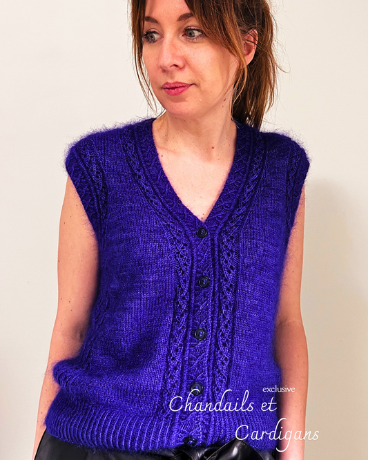ATHEN CRADIGAN PDF Knitting Pattern - 2 ways of knitting (seamless and with seams)