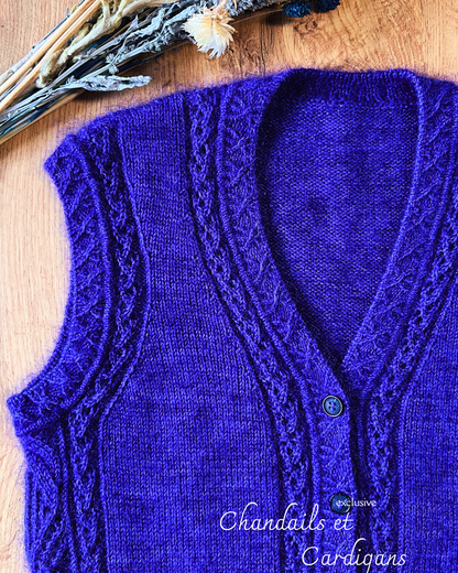 ATHEN CRADIGAN PDF Knitting Pattern - 2 ways of knitting (seamless and with seams)