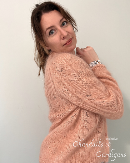 PARADISE CARDIGAN PDF Knitting Pattern - 2 ways of knitting (seamless and with seams)