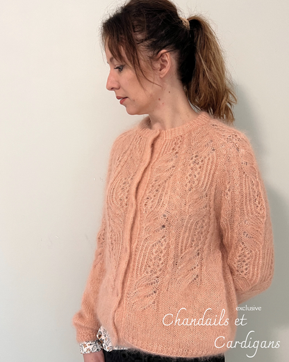 PARADISE CARDIGAN PDF Knitting Pattern - 2 ways of knitting (seamless and with seams)